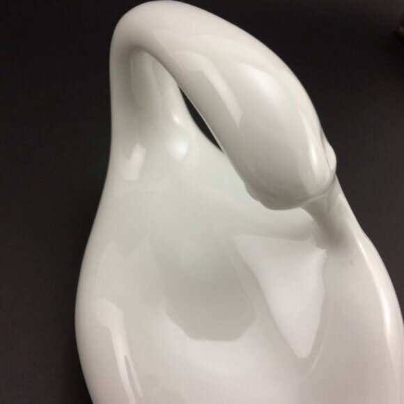 Vintage Naaman Porcelain Swan Figurine Made in Israel White Israeli - Picture 16 of 16